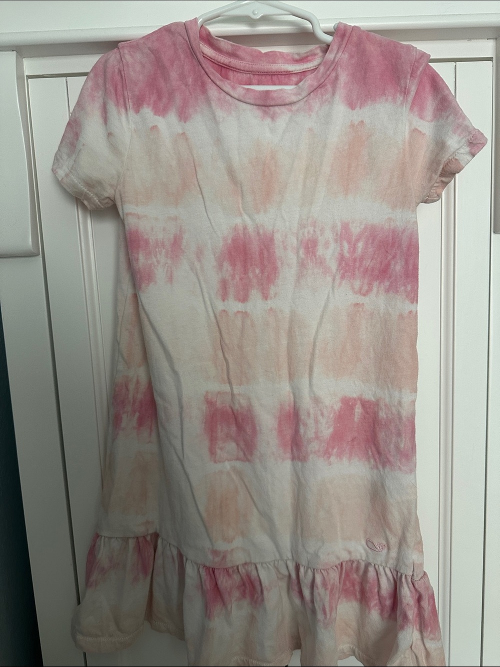 Vineyard Vines Pink & Peach Tie-Dye Crewneck Tee